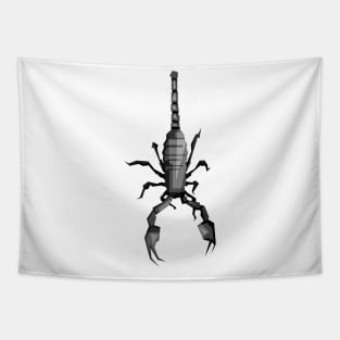 black and white scorpion Tapestry