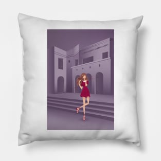 Colonial girl Pillow