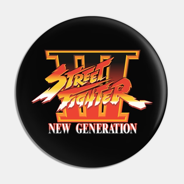 Street Fighter III - New Generation Pin by LeeRobson