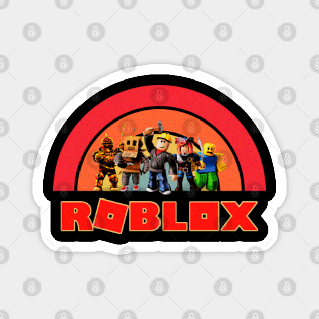 Roblox Rainbow Character Roblox Magnet Teepublic - a picture of rainbows roblox character