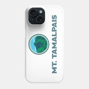 Mt. Tamalpais in circle with inline type Phone Case