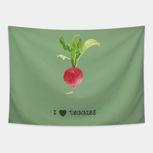 Radish - I love veggies Tapestry