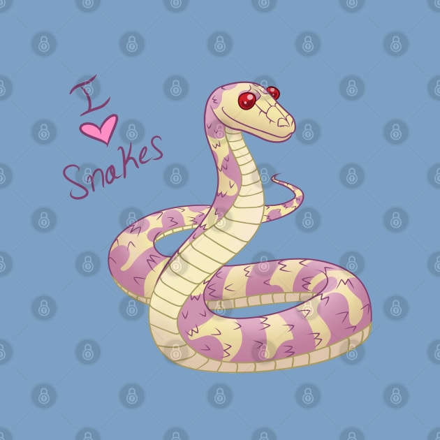 I (Heart) Snakes! by Kashidoodles