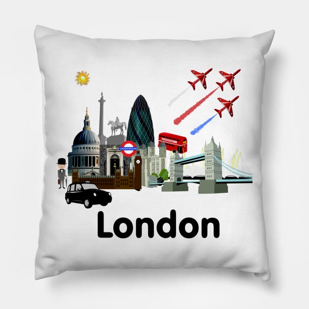 London Pillow by tradeit