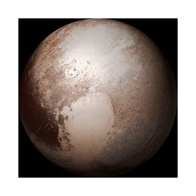 Pluto from space, illustration (C026/9673) by SciencePhoto