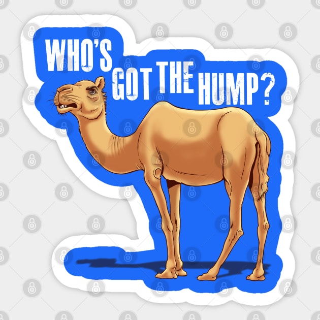 Hump Day Cartoon Camel' Sticker