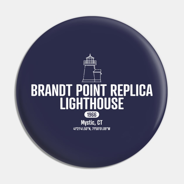 Brandt Point Replica Lighthouse Pin by SMcGuire