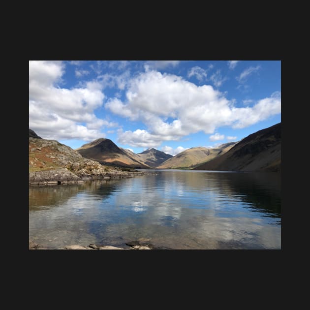 lake district wastwater looking towards great gable and scafell pike by acolename1