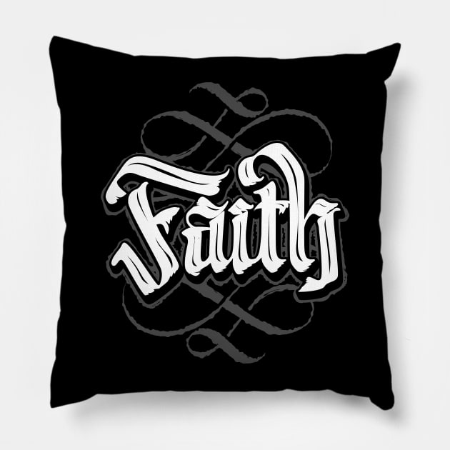 Faith Pillow by MarceloSchultz