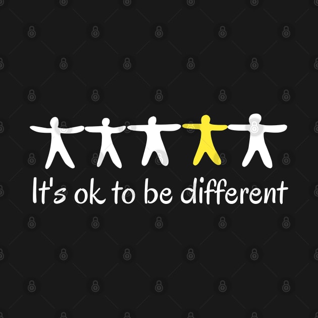 It's Ok To Be Different Autism Gift Autism Awareness Month by Arts-lf