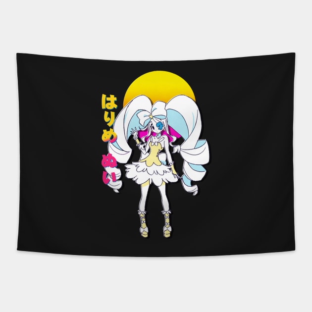 Nui Harime  Kill la Kill Anime Vaporwave Tapestry by BurrolaDiore89