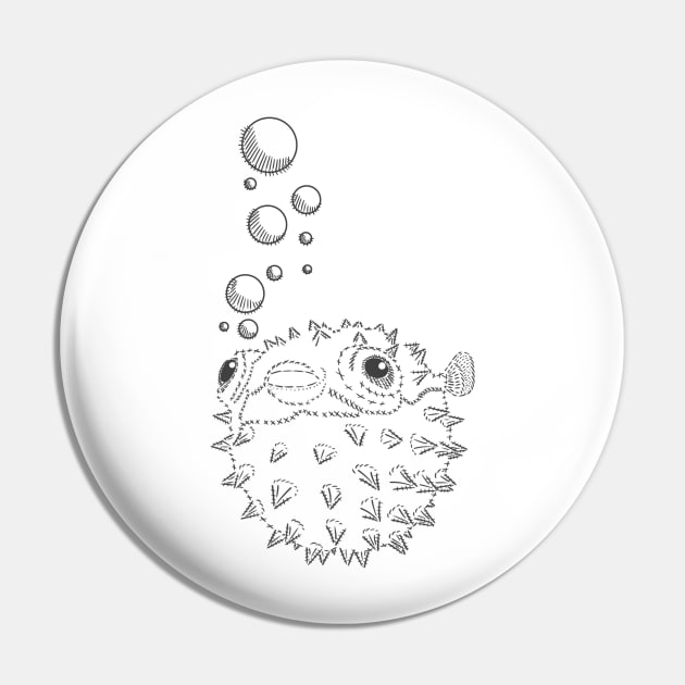 Pufferfish Pin by ImaginativeWild