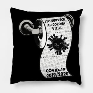 Jai Survécu CV19 2K20 Pillow