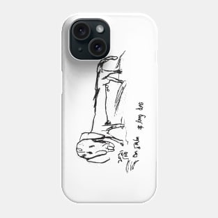 Long Dog Sketch Phone Case