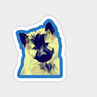 dog lover cute low poly Magnet