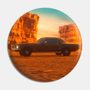 Travelling in the desert Pin