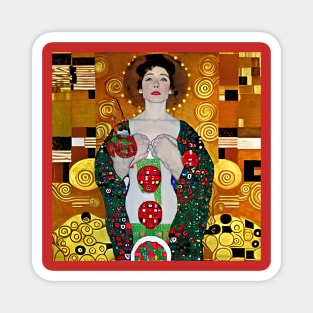 Christmas - Gustav Klimt Style Magnet