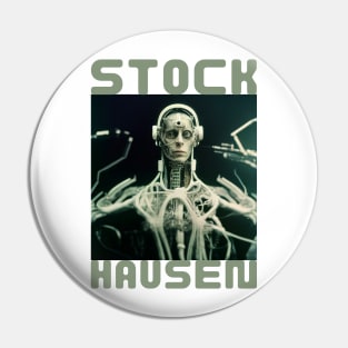 Karlheinz Stockhausen as a Cyborg Pin