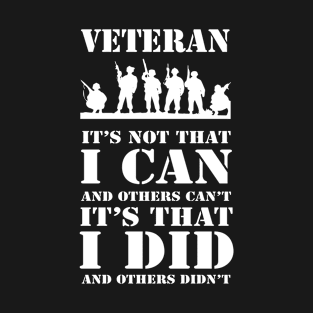 Veteran quote T-Shirt