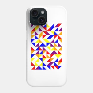 Amazing Geometric Colourful Triangle Pattern #8 Phone Case