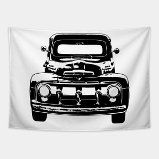 Classic F100 F1 Pickup Sketch Art Tapestry