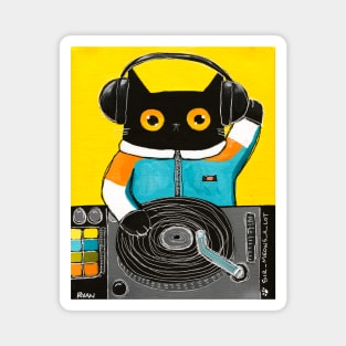 DJ Cat Magnet