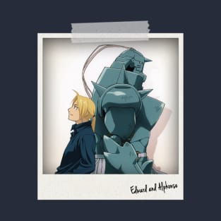 Edward and Aplhonse Elric FullMetal Alchemist T-Shirt