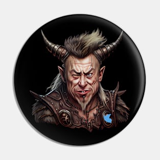 Portrait of Elon Musk (2022) Pin