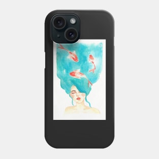 Swimming thoughts Phone Case