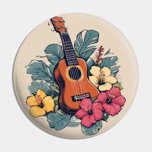 Uke Ukulele Hawaiian Pin