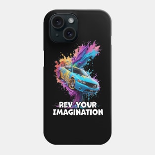 Chromatic Velocity: Ignite Your Imagination Phone Case