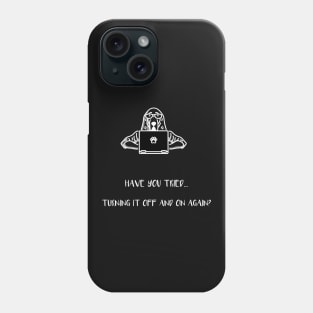 Troubleshooting Dog - White Phone Case