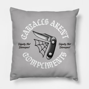 Catcalls Aren't Compliments - Traditional Flash Tattoo Activist Pillow