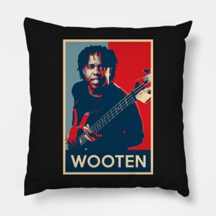 Victor Wooten - Hope Poster - Greats of Jazz Music History Pillow