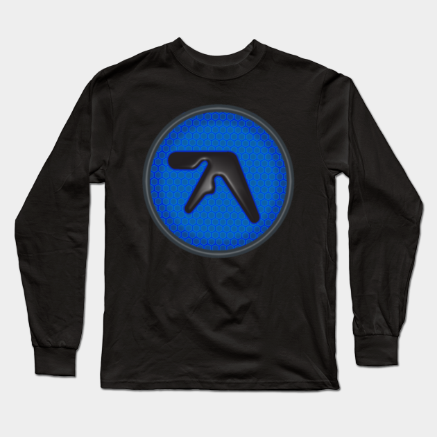 Aphex Twin Blue Aphex Twin Long Sleeve T Shirt Teepublic