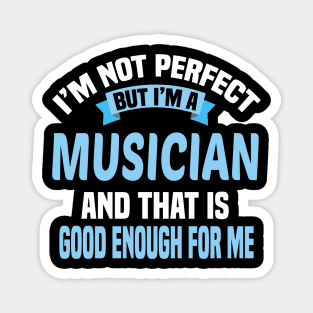 I'm Not Perfect But I'm A Musician And That Is Good Enough For Me Magnet