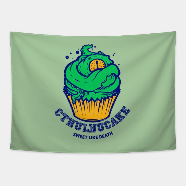 Cthulhu cake Tapestry by dracoimagem