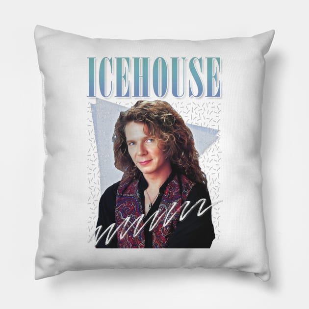 Icehouse - Vintage Look Fan Art Design Pillow by DankFutura