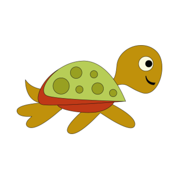 Cute Sea Turtle by Art master