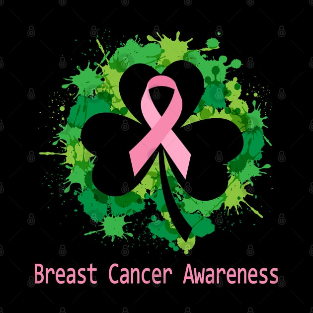 Happy Patricks Day breast cancer Awareness Support breast cancer Warrior Gifts by ThePassion99