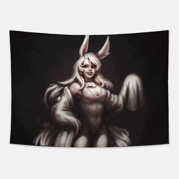 Bunny Girl Tapestry by JoaoVagner