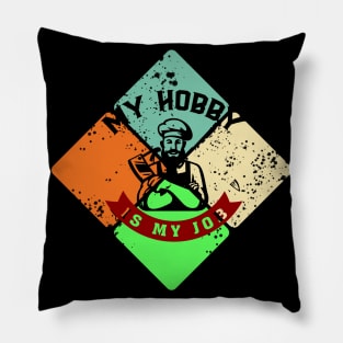 Funny colorful Butcher Pillow