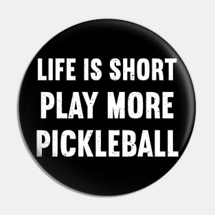 play more pickleball Pin