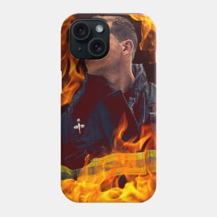 911 - Evan ‘Buck’ Buckley - Flames Phone Case