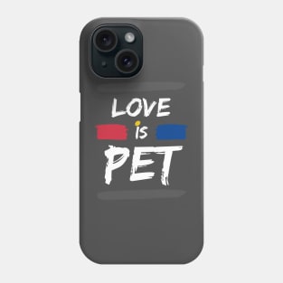 the real love is your pet trust me Phone Case