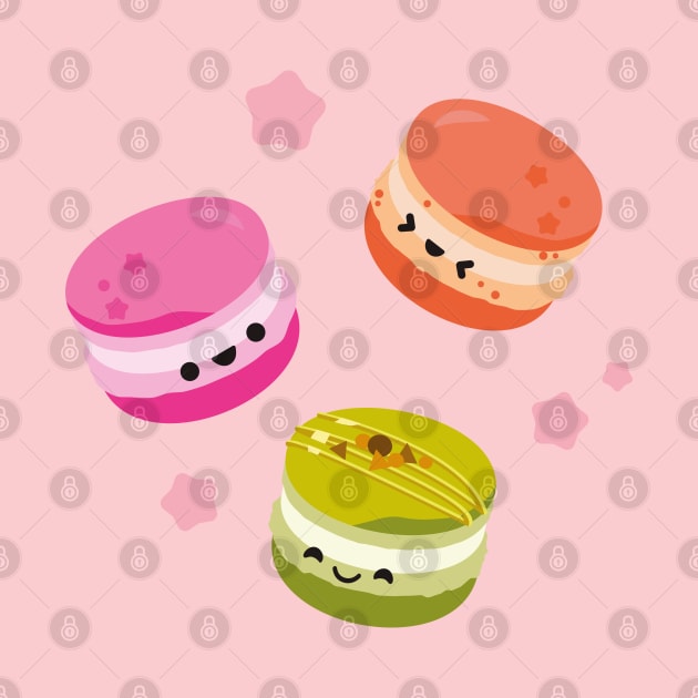 Happy macarons by lucky-artisan