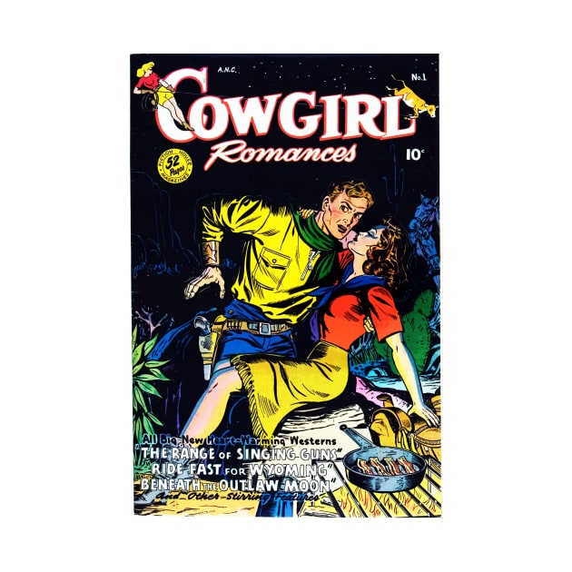Cowgirl Romances #1 - 1950 Western Romance Golden Age Comic by Korey Watkins