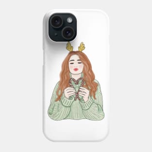 Christmas girl Phone Case