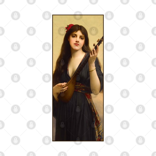 The Musician Girl by Jules Joseph Lefebvre by academic-art