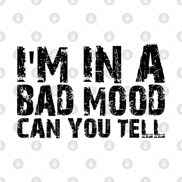 i'm in a bad mood can you tell by mdr design